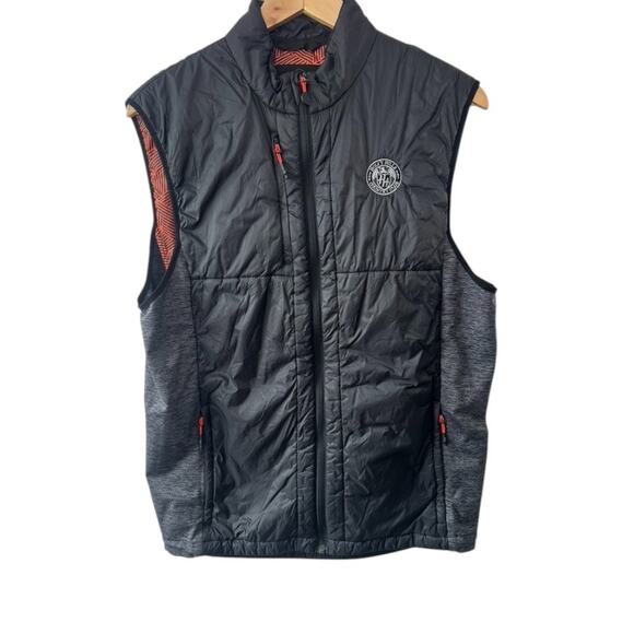 Sun Mountain Holly Hills Country Club Black Full Zip Puffer Vest Men's Medium - Picture 1 of 8
